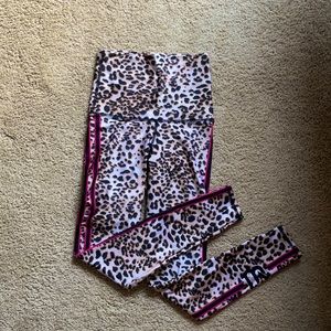 CycleBar x Emily Hsu Leopard High Waisted Leggings